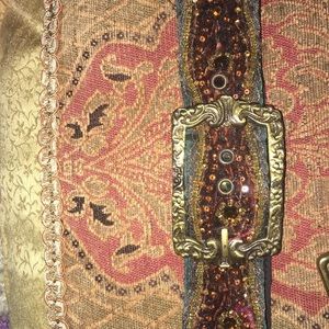 Belt with sequins